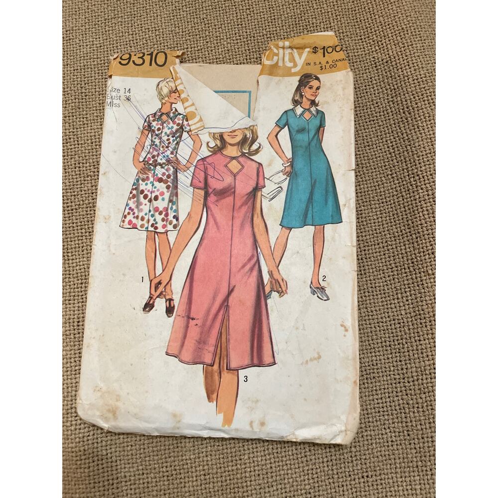 Vintage Patterns Womens Size 14 Early 70’s - Picture 7 of 10